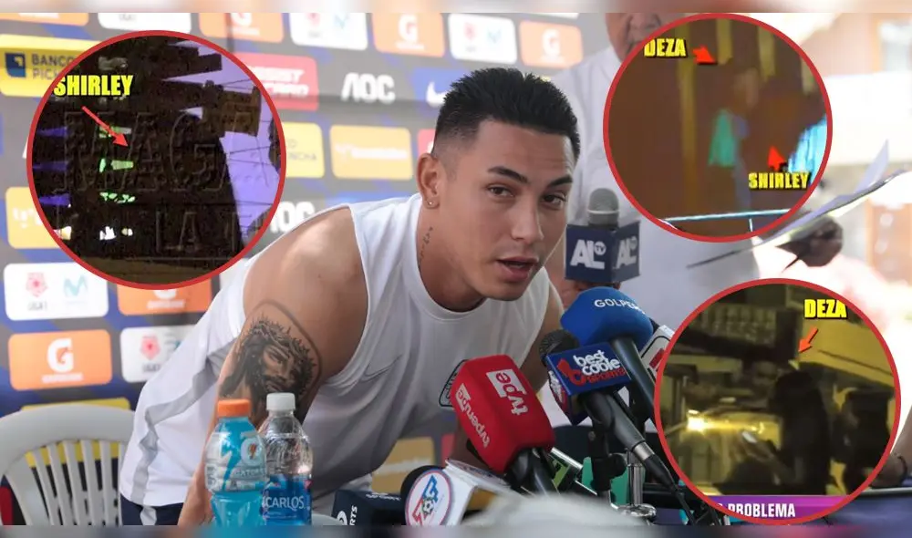 Jean Deza fue 'ampayado' 3 veces en lo que va del año. Foto: Composición. Jean Deza fue 'ampayado' 3 veces en lo que va del año. Foto: Composición.