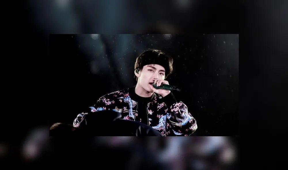 Kim Taehyung en el Speak Yourself de Chicago (2019).