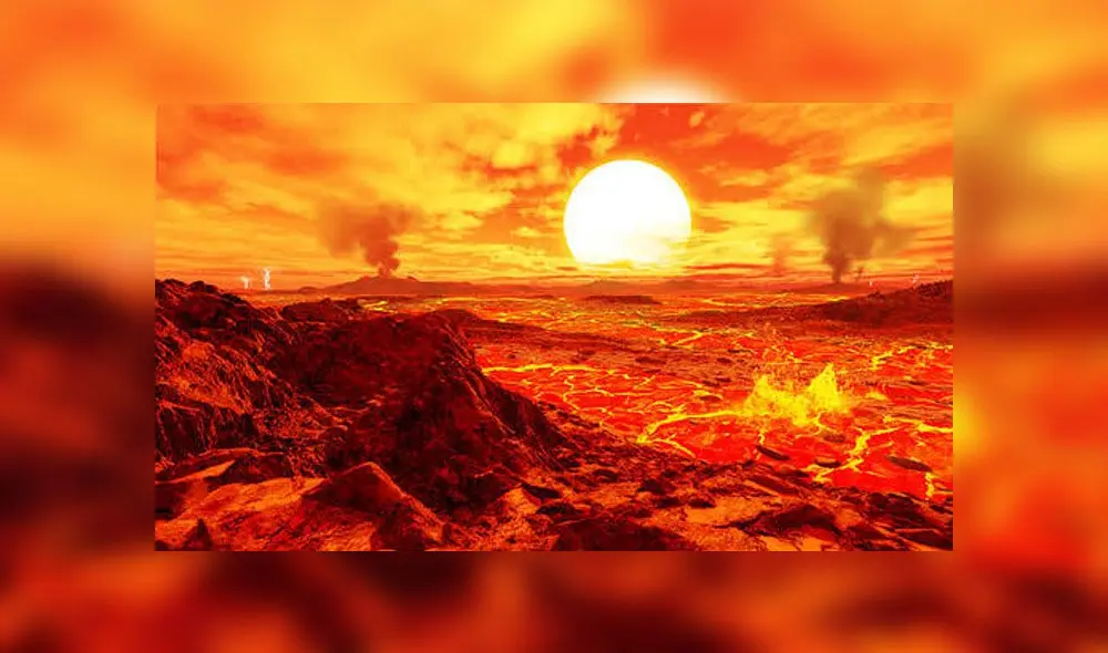 Ilustración del planeta Cancri 55 e.