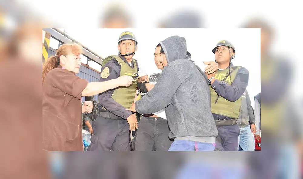 Callao: ambulantes fueron detenidos al resistirse a desalojo de terminal pesquero [VIDEO]