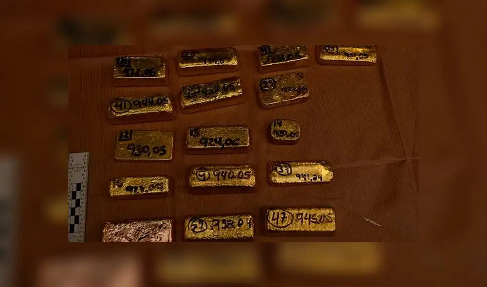 Oro incautado en Reino Unido el mes pasado partió en primera instancia desde Venezuela. Foto: NCA. Oro incautado en Reino Unido el mes pasado partió en primera instancia desde Venezuela. Foto: NCA.