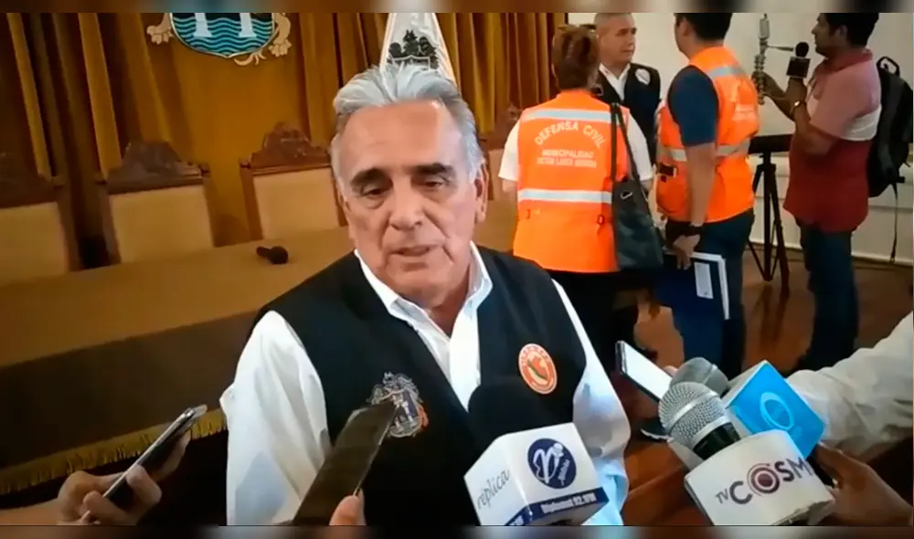 Subgerente de Defensa Civil, César Flores.