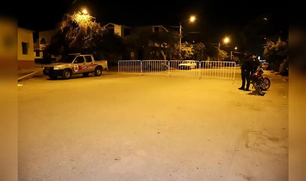 Cerco de calles aledañas al mercado. Foto: MPL Cerco de calles aledañas al mercado. Foto: MPL