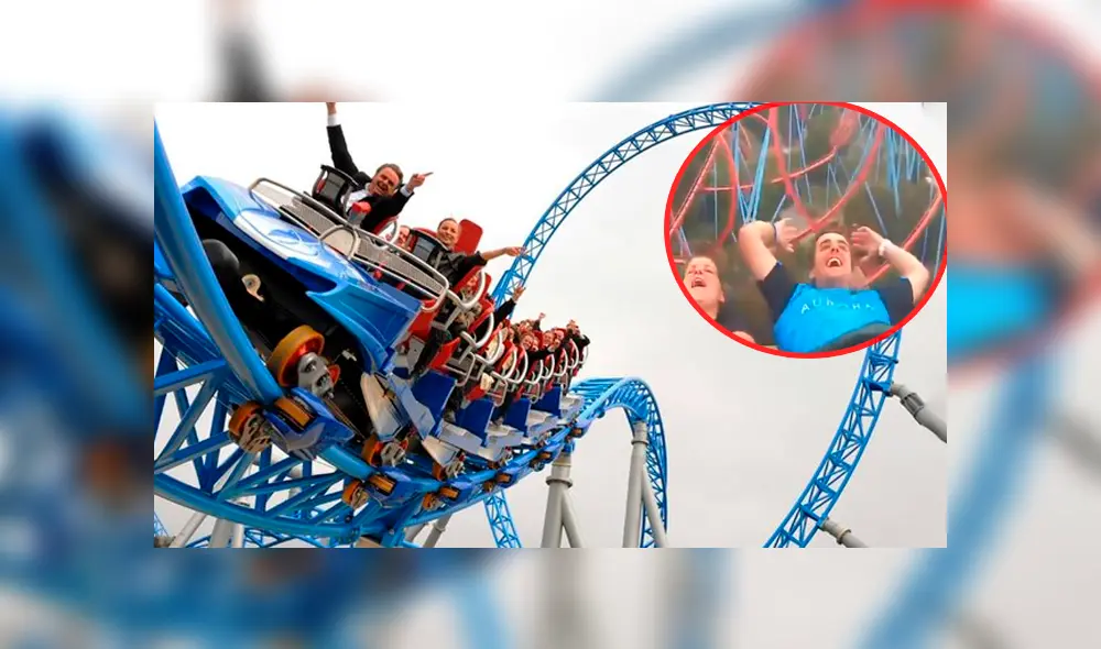 YouTube viral: joven se sube a montaña rusa y atrapa en el aire un celular que caía a más de 130 km/h YouTube viral: joven se sube a montaña rusa y atrapa en el aire un celular que caía a más de 130 km/h