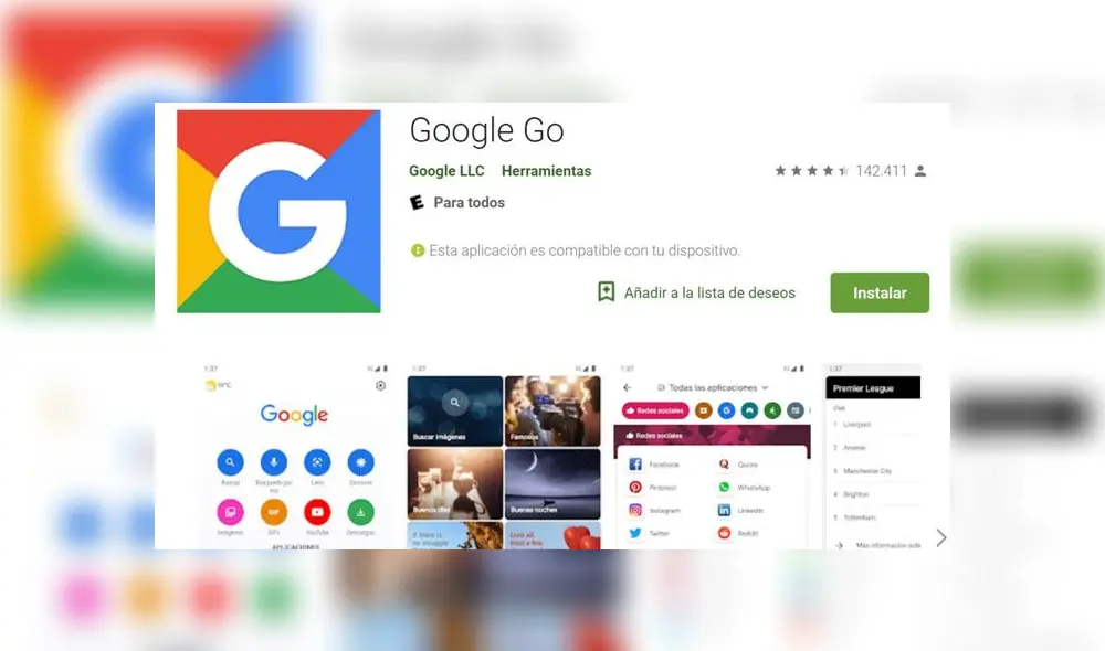 Google Go ya disponible en la Play Store. Google Go ya disponible en la Play Store.