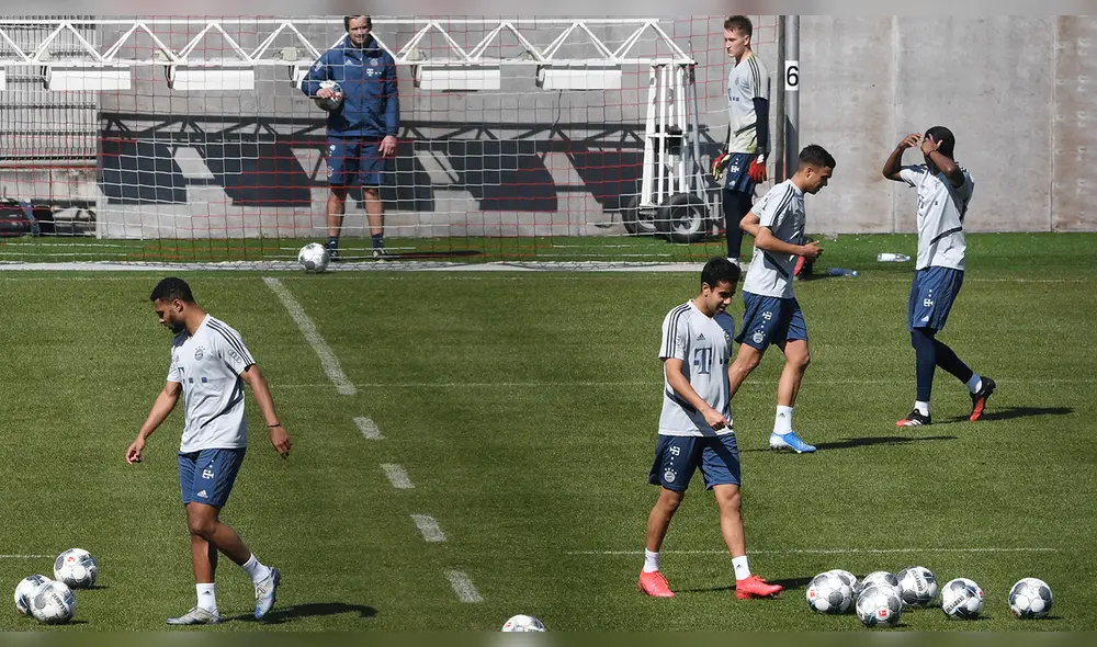 Bayern Múnich vuelve a los entrenamientos en tiempos de coronavirus. Foto: AFP