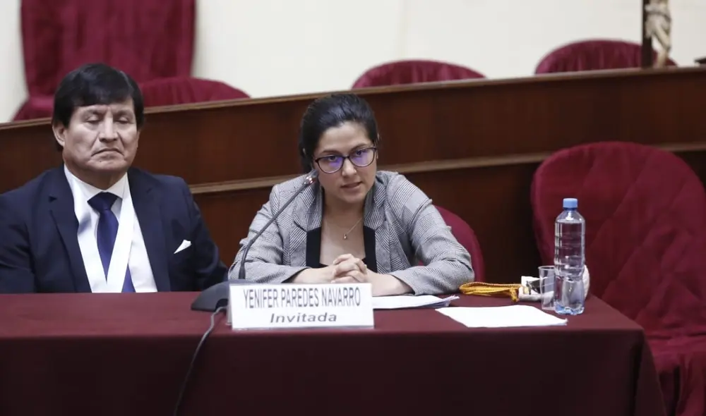 Yenifer Paredes, investigada por la Fiscalía y la comisión de fiscalización del Congreso. Foto: Marco Cotrina/La República
