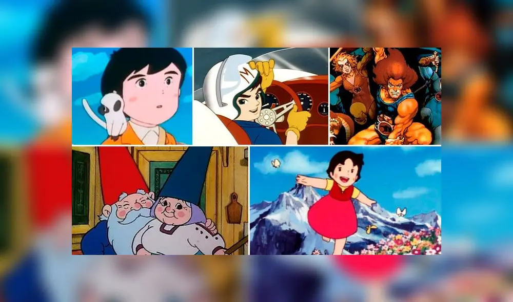 Dibujos animados antiguos. Créditos: Composición