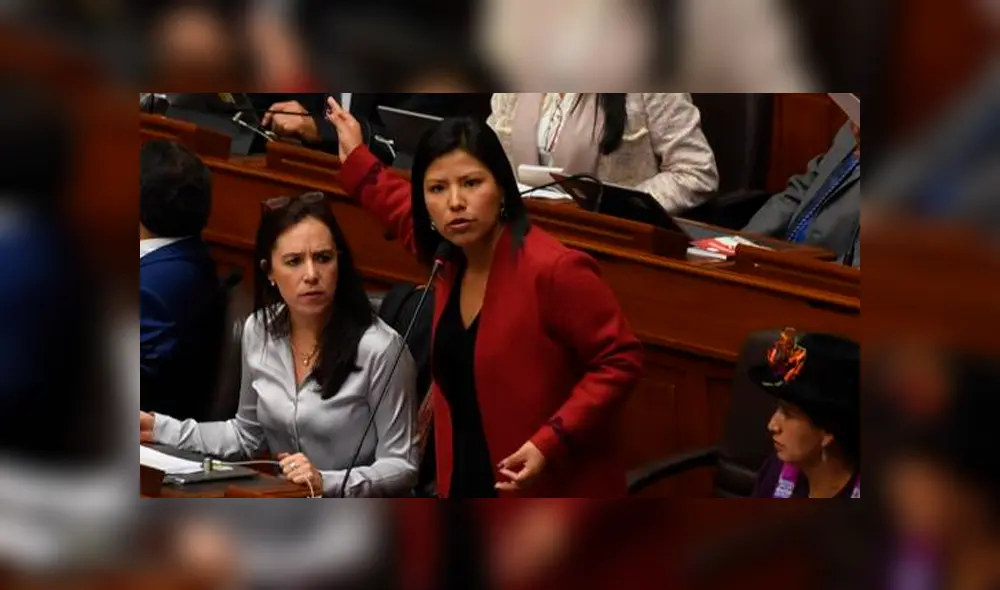 Indira Huilca fue contundente y pidió el cierre del Congreso. Foto: La República.