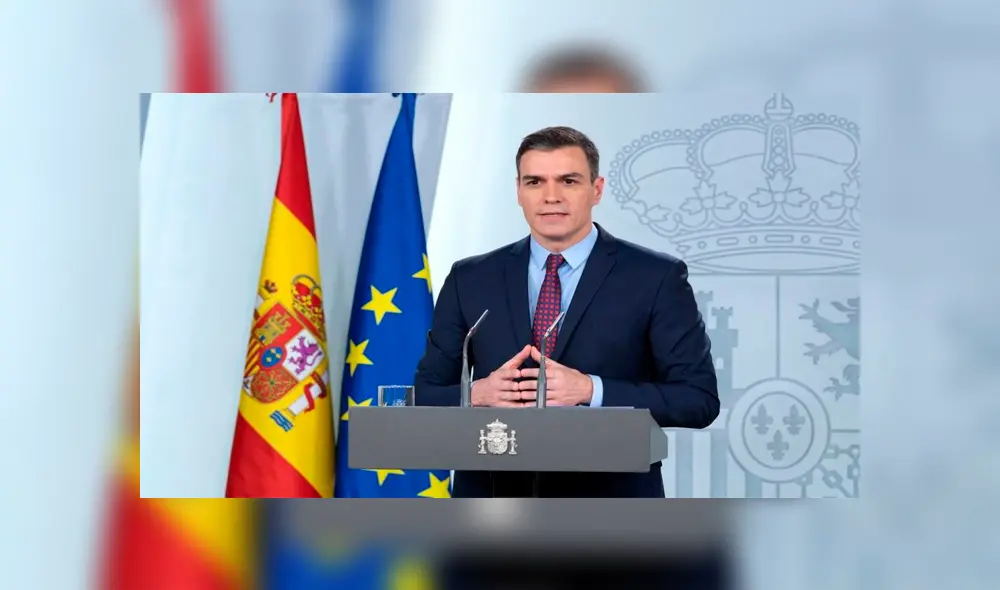 Presidente Pedro Sánchez declaró hoy el estado de alerta en toda España ante la crisis sanitaria por el coronavirus. Foto: Difusión. Presidente Pedro Sánchez declaró hoy el estado de alerta en toda España ante la crisis sanitaria por el coronavirus. Foto: Difusión.