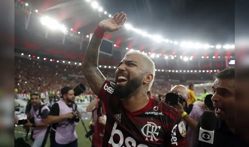 Flamengo le propinó una verdadera paliza a Gremio y volverá a jugar una final de Copa Libertadores después de 38 años. Foto: EFE. Flamengo le propinó una verdadera paliza a Gremio y volverá a jugar una final de Copa Libertadores después de 38 años. Foto: EFE.