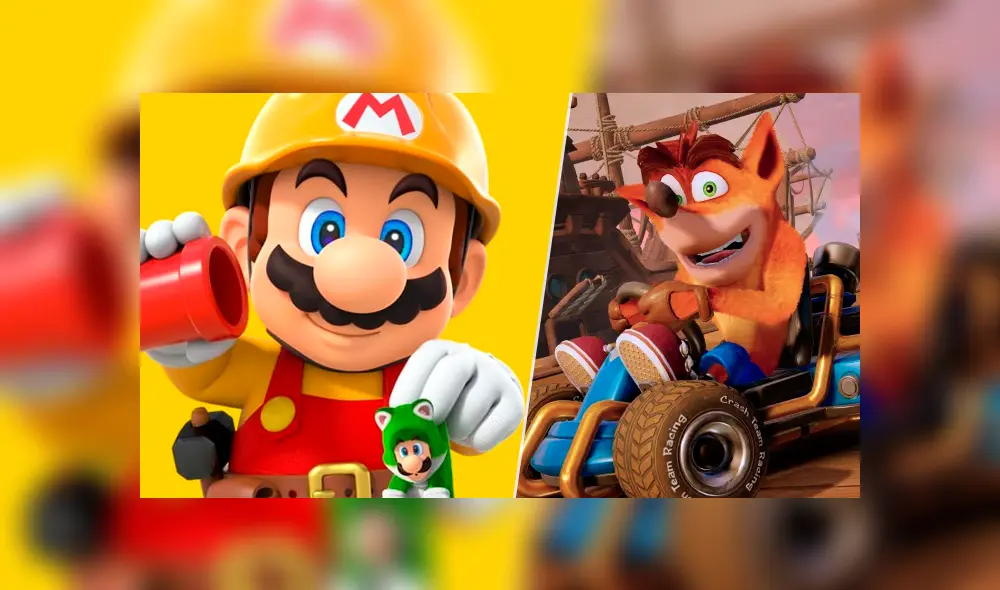 Super Mario Maker 2 desplaza a Crash Team Racing Nitro Fueled del primer lugar y casi dobla las ventas del primer 'Mario Maker'.