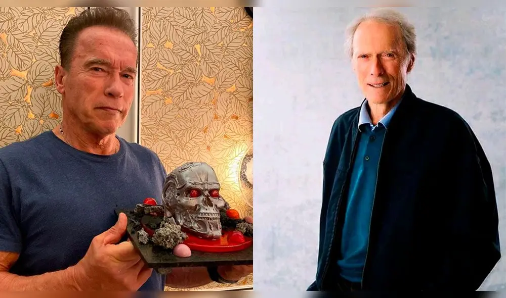 Arnold Schwarzenegger publica foto esquiando junto a Clint Eastwood. Foto: Instagram