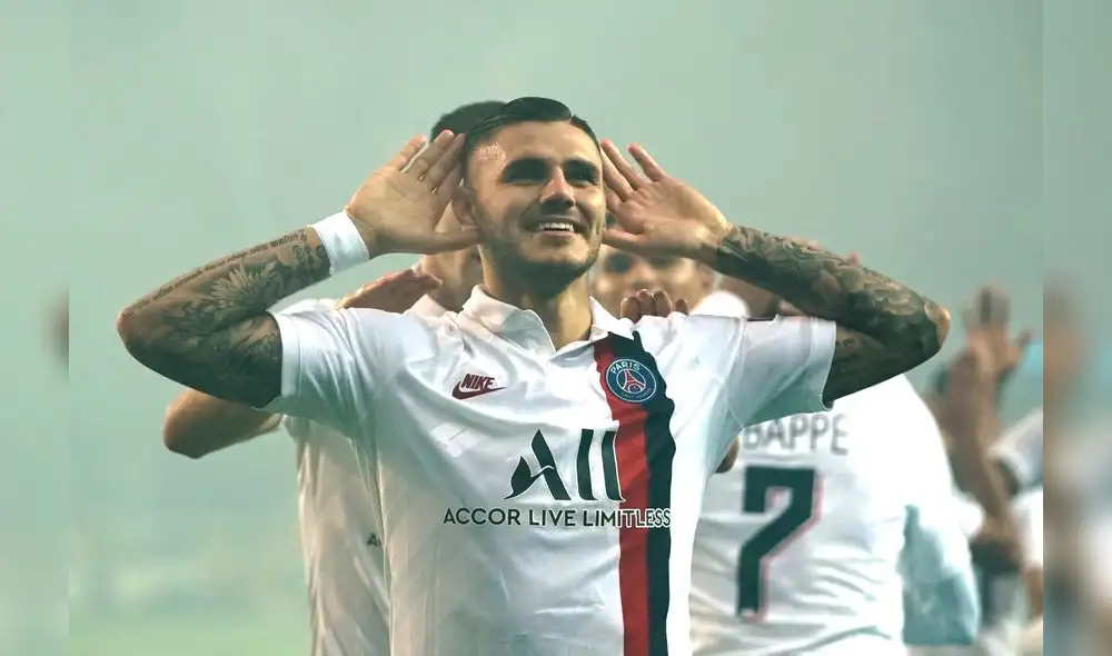 Mauro Icardi anotó un doblete para su equipo. Foto: AFP. Mauro Icardi anotó un doblete para su equipo. Foto: AFP.