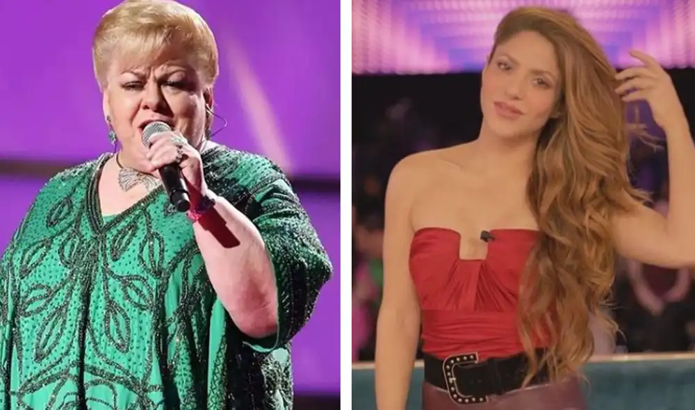 'Paquita la del Barrio' pidió a Shakira seguir adelante pese a las dificultades. Foto: Instagram 'Paquita la del Barrio'/Shakira