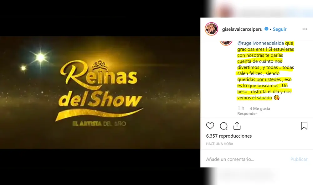 Acusan de maltrato a Gisela Valcárcel tras reclamos de competidores en “Reinas del show”