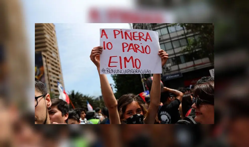 Protestas en Chile. Foto: Jorge Cerdán, enviado especial.