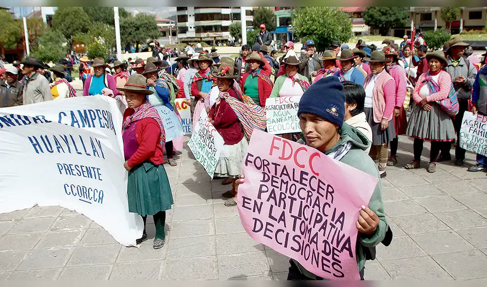Agricultores dan tregua al gobierno para atender demandas