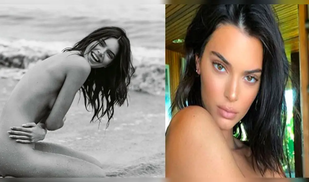Kendall Jenner, desnudo, Instagram