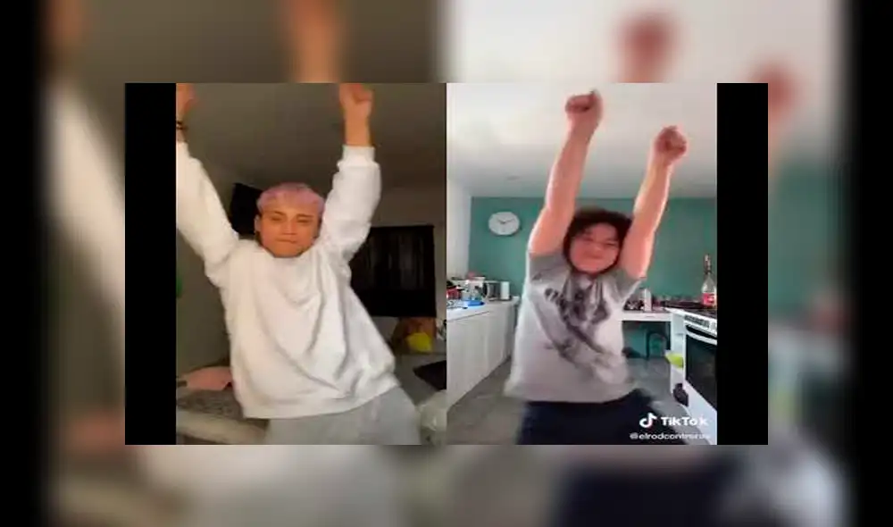 Desliza para ver algunos dúos en TikTok. Foto: Captura.