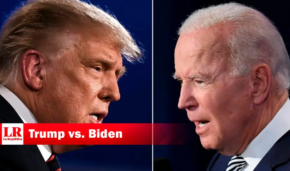 A menos de dos semanas de las elecciones, el presidente Donald Trump y el candidato demócrata, Joe Biden, se verán las caras por última ocasión en el debate presidencial. Foto: AFP A menos de dos semanas de las elecciones, el presidente Donald Trump y el candidato demócrata, Joe Biden, se verán las caras por última ocasión en el debate presidencial. Foto: AFP