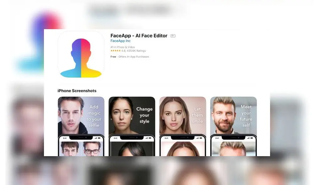 La política de FaceApp de guardar información de sus usuarios ha generado polémica. La política de FaceApp de guardar información de sus usuarios ha generado polémica.