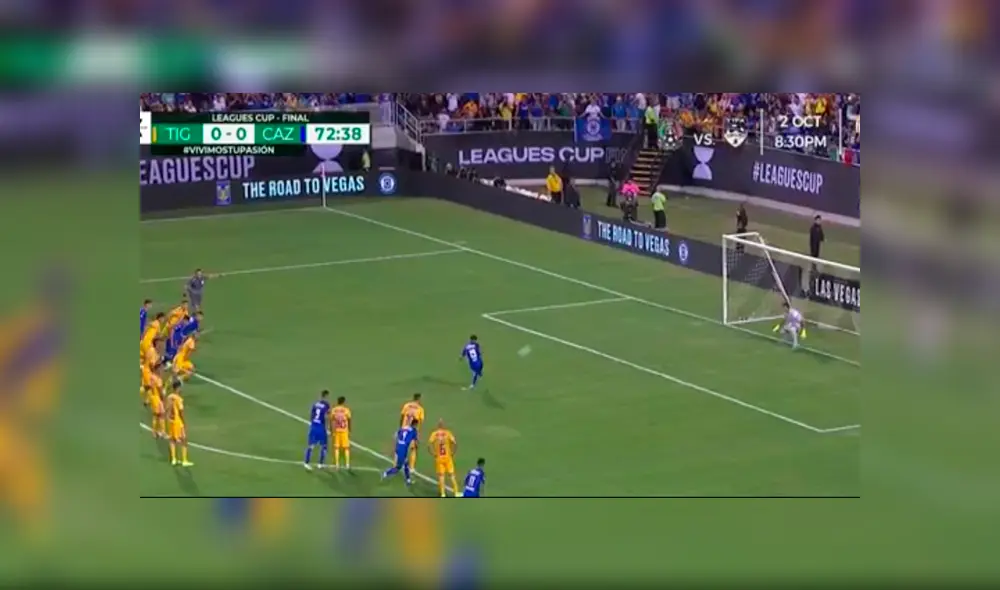 El peruano hace historia al anotar el primer gol en una final de Leagues Cup. Créditos: Captura de tv El peruano hace historia al anotar el primer gol en una final de Leagues Cup. Créditos: Captura de tv