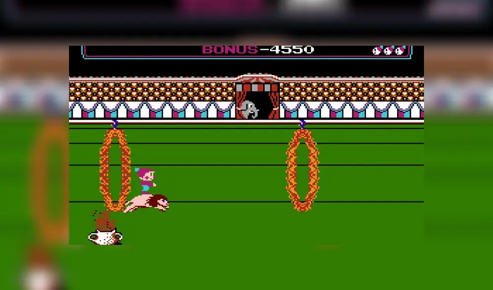 Todos conocen la versión de Circus Charlie para NES. Foto: Captura.