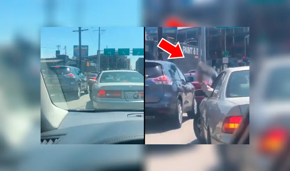 El conductor creó una genial manera de lidiar con el tráfico, pese a lo estresante que puede ser. Foto: captura.