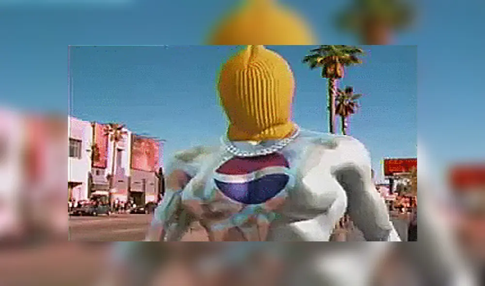 Pepsman tuvo una contraparte femenina llamada 'Pepsiwoman'. Foto: Captura.