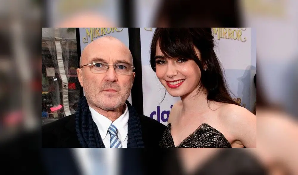 Lily Collins culpó a Phil Collins por padecer de anorexia [VIDEO]