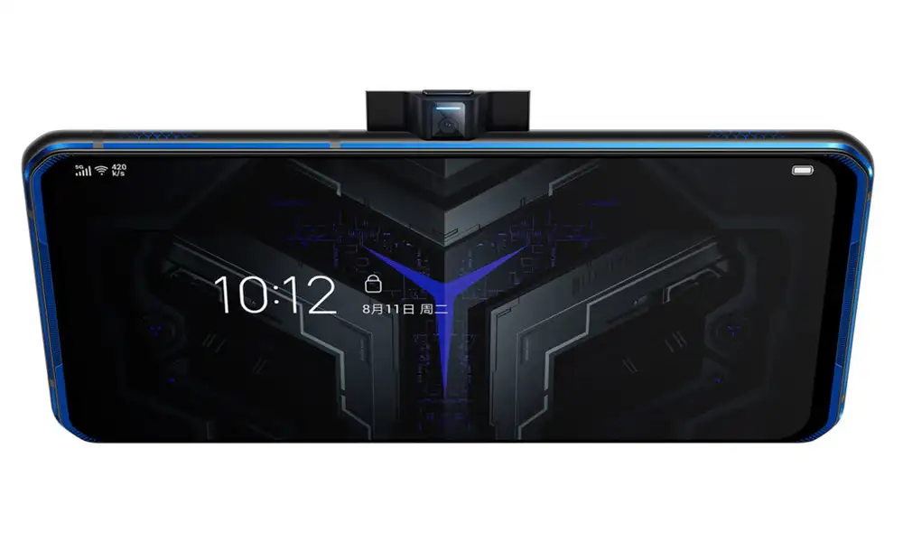 Sistema de cámara selfie pop-up. | Foto: Lenovo.