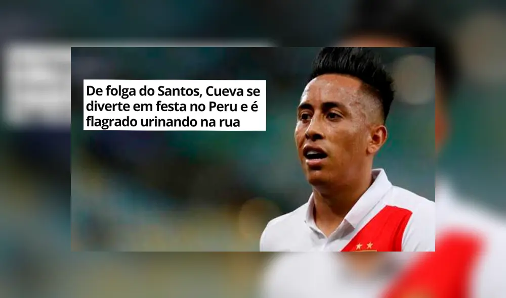 Un reconocido medio brasileño informó sobre el último episodio que protagonizó Christian Cueva.