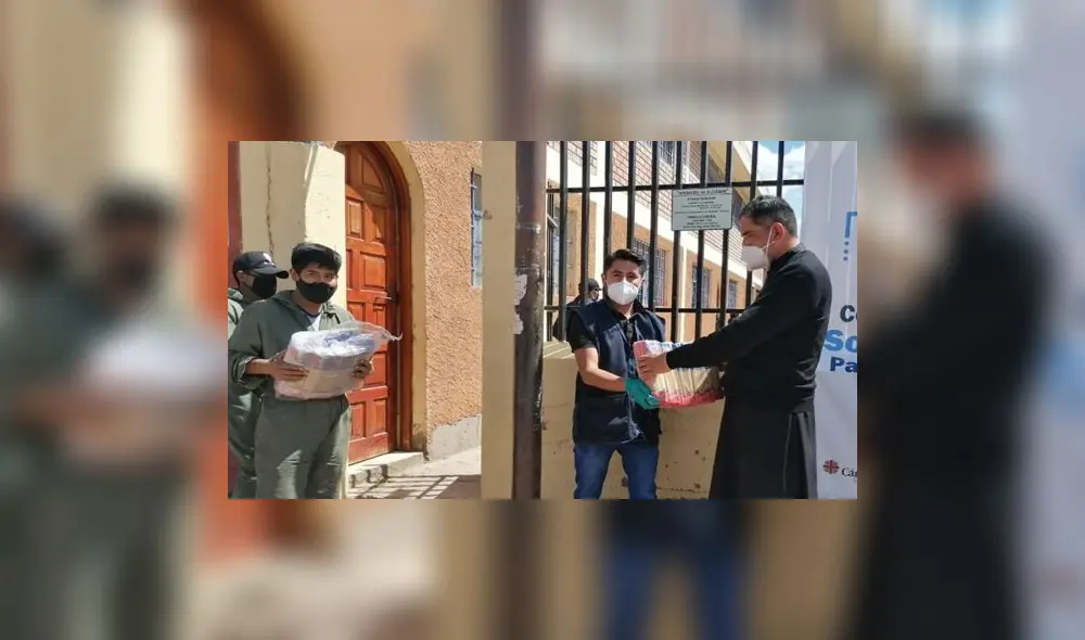 Organizaciones religiosas realizaron donación en Cusco. Foto: Andina. Organizaciones religiosas realizaron donación en Cusco. Foto: Andina.