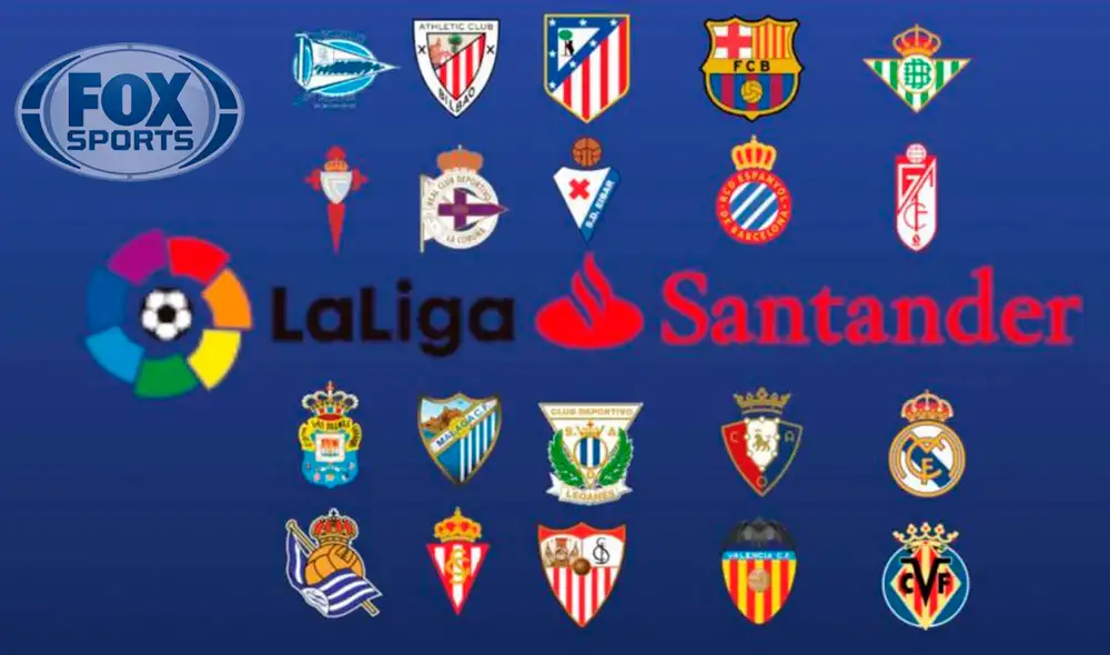 La cadena internacional Fox Sports transmitirá algunos partidos de la Liga Santander temporada 2019-20. La cadena internacional Fox Sports transmitirá algunos partidos de la Liga Santander temporada 2019-20.