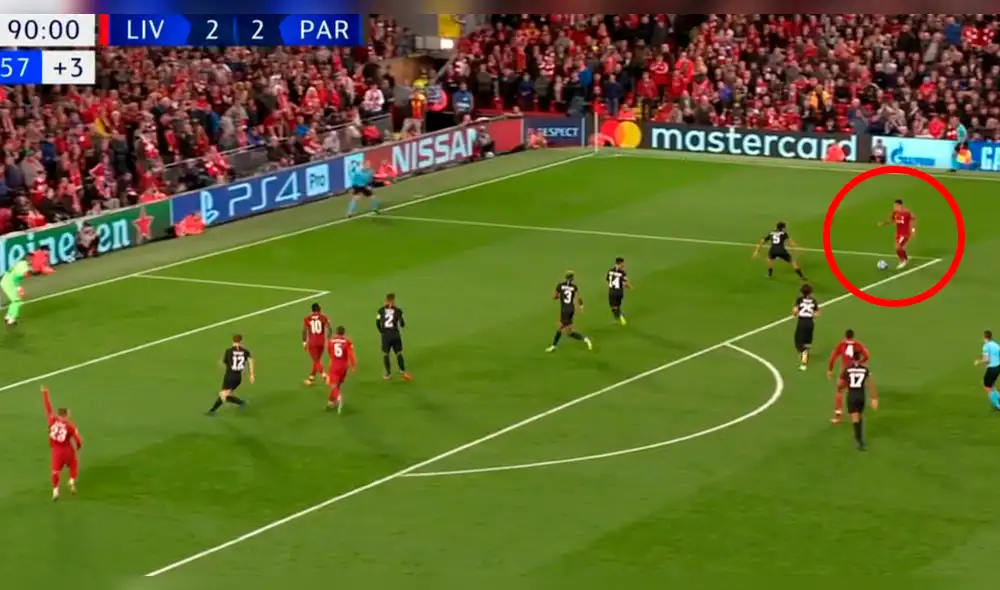 Roberto Firmino dio victoria a los 'Reds' sobre el final en la Champions League [VIDEO]