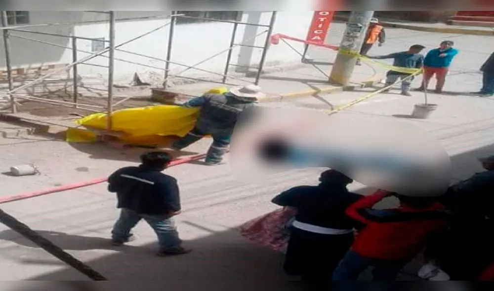 Obrero muere tras caer desde el sexto piso en Cusco