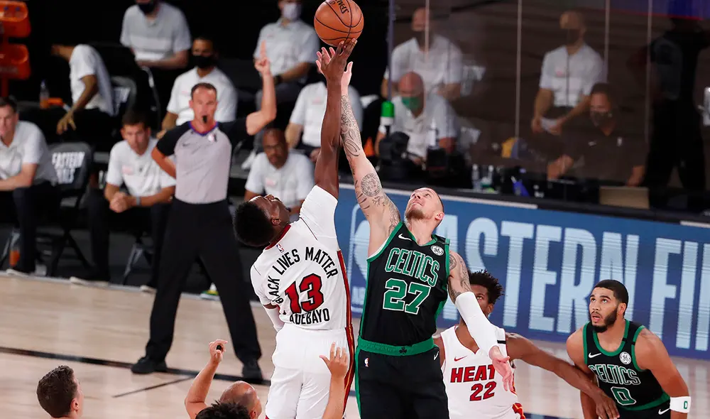 Boston Celtics y Miami Heat se enfrentan en el Juego 5 por las Finales de la Conferencia Este de la NBA. Foto: AFP