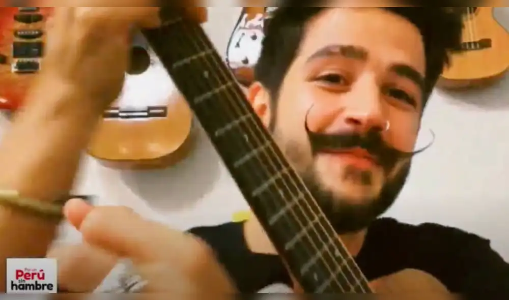 Luego de la aplaudida interpretación, el artista aprovechó la oportunidad para enviar un sentido mensaje a sus seguidores peruanos. (Foto: Captura Por un Perú sin hambre)