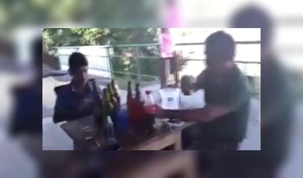 Instante en el que el alcalde es confrontado por ciudadano. (Foto: Captura de video / Oroya Style) Instante en el que el alcalde es confrontado por ciudadano. (Foto: Captura de video / Oroya Style)