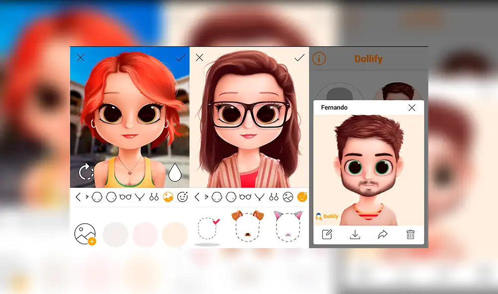 Con esta app podrás diseñar un autoretrato fácilmente.