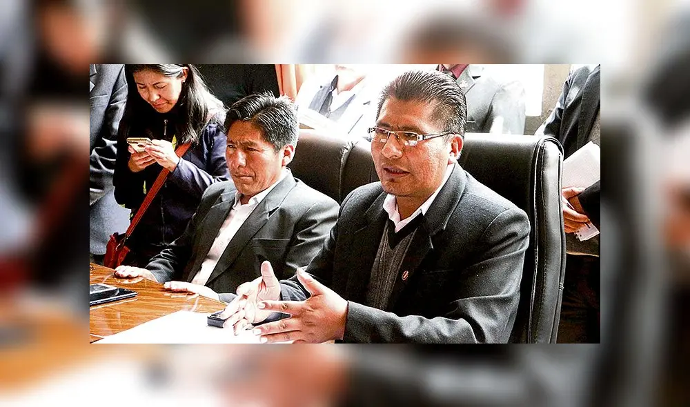 HABLÓ. Walter Aduviri dijo que defenderá su inocencia y derecho a libertad ambulatoria. No se entregará a la justicia. HABLÓ. Walter Aduviri dijo que defenderá su inocencia y derecho a libertad ambulatoria. No se entregará a la justicia.