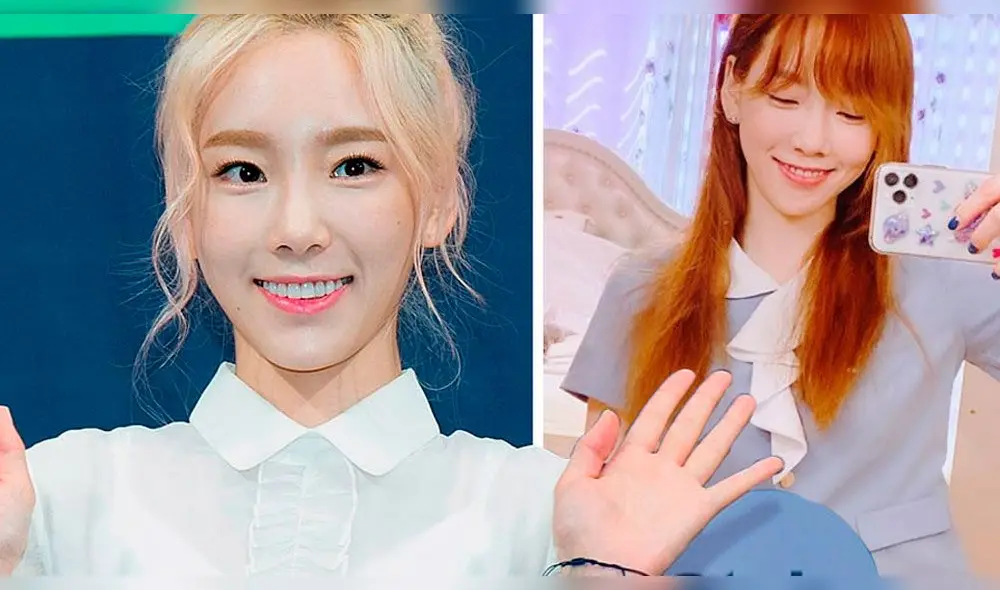 Taeyeon modela algunos de sus viejos uniformes escolares durante una visita a la casa de su madre. Taeyeon modela algunos de sus viejos uniformes escolares durante una visita a la casa de su madre.
