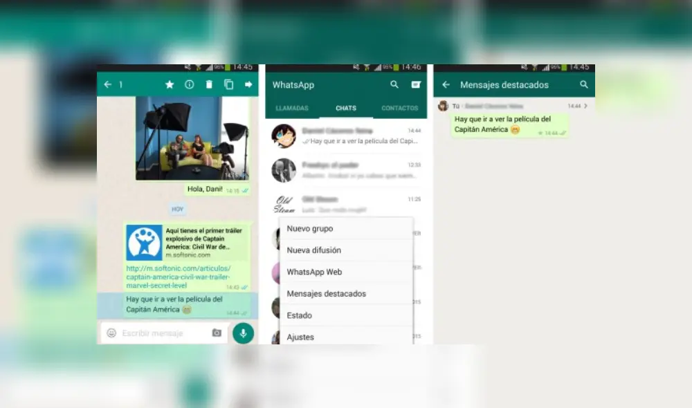 Conoce cómo utilizar los mensajes destacados.