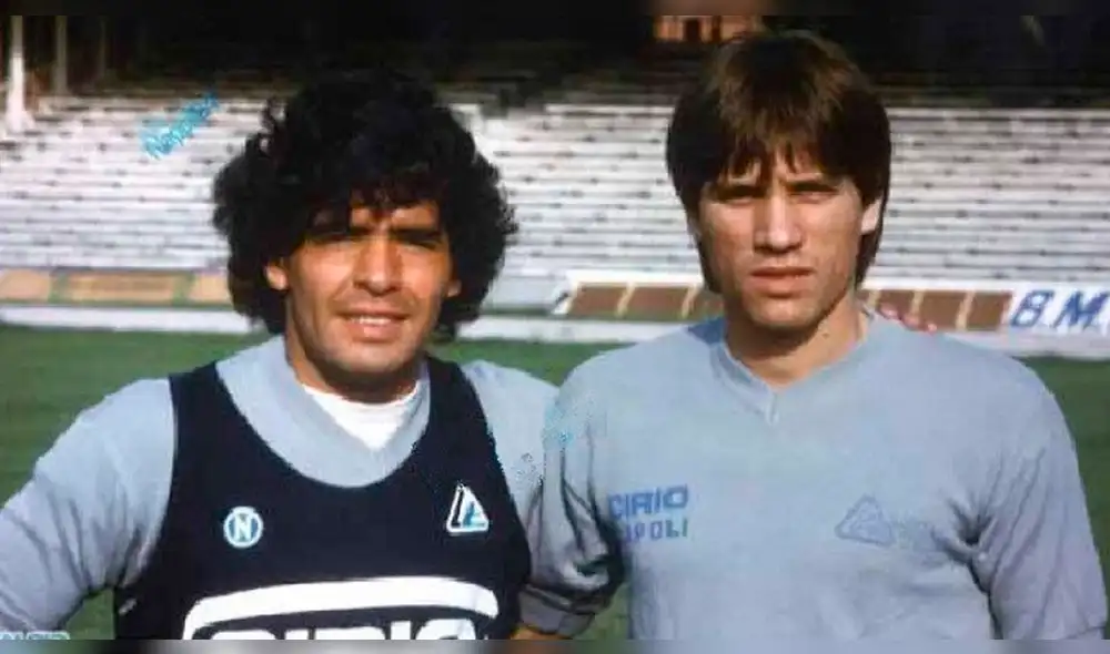 Compañero de Maradona en Nápoli campeón de 1987 es indigente en Italia. Foto: Difusión