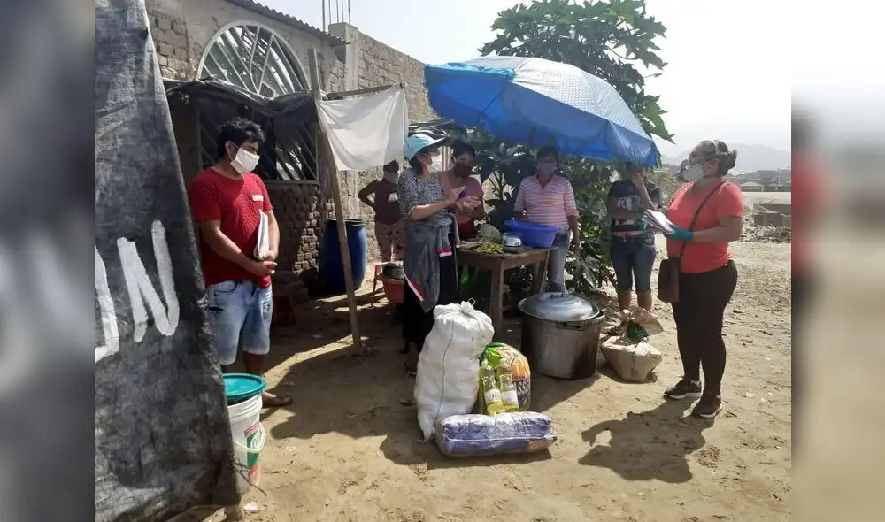 Trujillo: reparten donación de víveres para 400 ollas comunales Trujillo: reparten donación de víveres para 400 ollas comunales