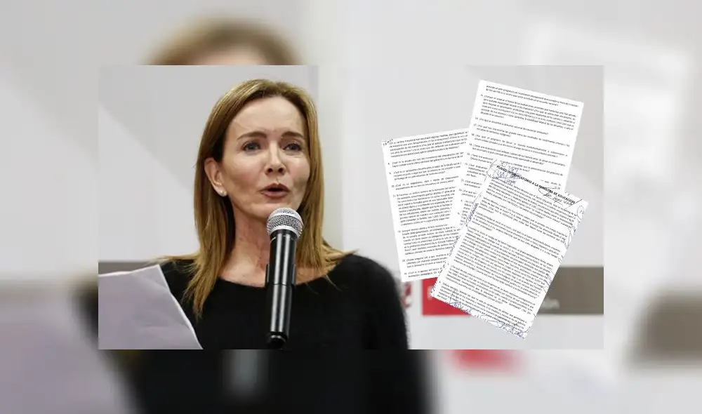 Marilú Martens: estas 40 preguntas responderá la ministra en interpelación