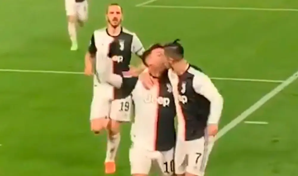 Cristiano Ronaldo y el tierno beso a Dybala que da la vuelta al mundo Cristiano Ronaldo y el tierno beso a Dybala que da la vuelta al mundo