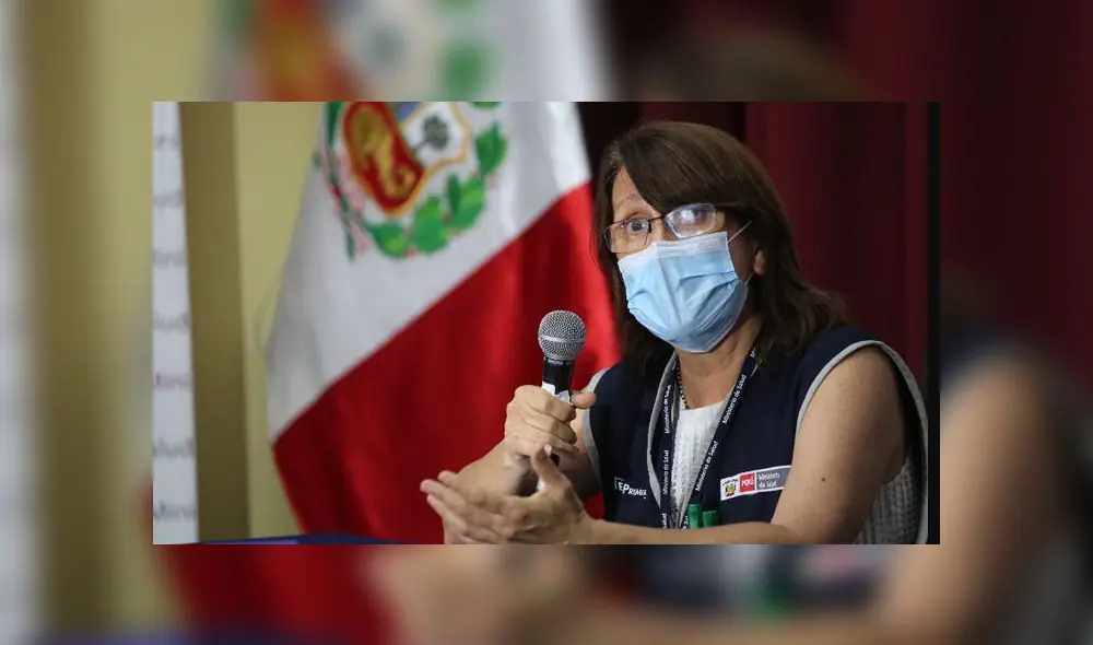 Pilar Mazzetti. Créditos: Minsa Pilar Mazzetti. Créditos: Minsa