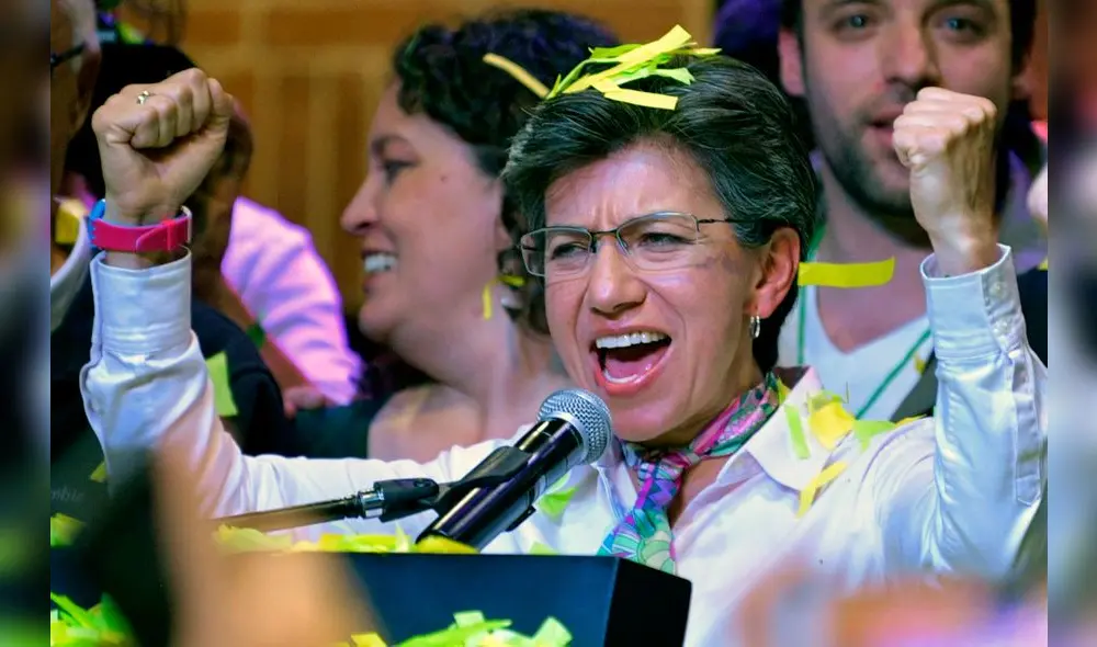 López, de 49 años, obtuvo el 35,24% de los apoyos en Bogotá en una reñida disputa con el liberal Carlos Fernando Galán. Foto: AFP.